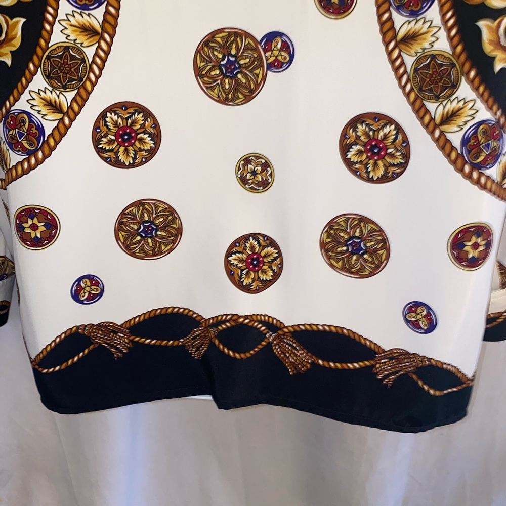 SK & Company Blouse * Versace Look * - Picture 8 of 12